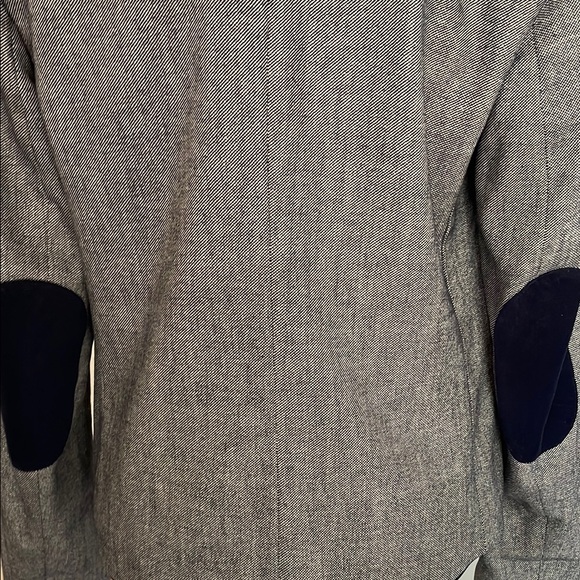 GAP Wool Blend Navy Uniform Academy Blazer with Polka Dot Lining - Picture 7 of 12